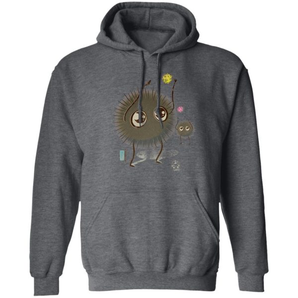 Spirited Away Lin - Spirited Away – Soot Spirit Chibi Hoodie-Apparel, Hoodie, Spirited Away, Spirited Away Lin