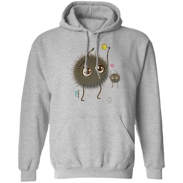 Spirited Away Lin - Spirited Away – Soot Spirit Chibi Hoodie-Apparel, Hoodie, Spirited Away, Spirited Away Lin