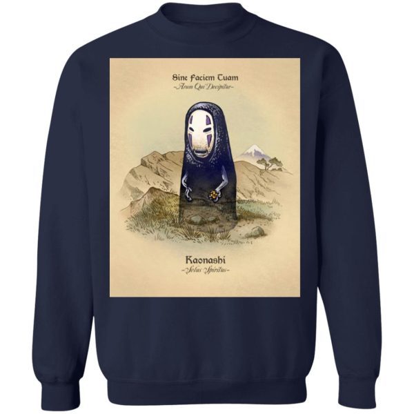 Spirited Away Trailer - Spirited Away Lonely Kaonashi Sweatshirt-Apparel, Spirited Away, Spirited Away Trailer, Sweatshirt