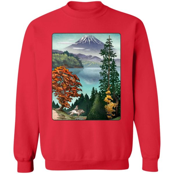 Princess Mononoke Costume - Princess Mononoke Landscape Sweatshirt-Apparel, princess mononoke, Princess Mononoke Costume, Sweatshirt