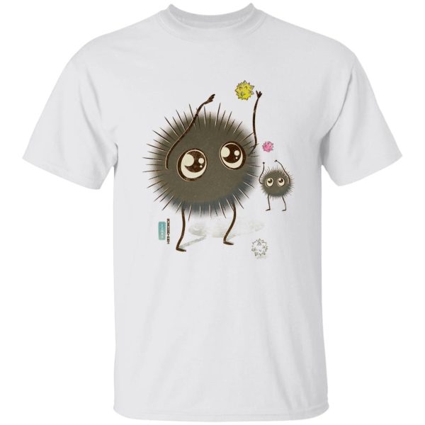 Spirited Away Train - Spirited Away – Soot Spirit Chibi T Shirt-Apparel, Spirited Away, Spirited Away Train, Tshirt