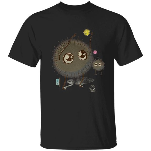 Spirited Away Train - Spirited Away – Soot Spirit Chibi T Shirt-Apparel, Spirited Away, Spirited Away Train, Tshirt