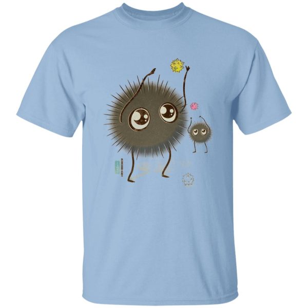 Spirited Away Train - Spirited Away – Soot Spirit Chibi T Shirt-Apparel, Spirited Away, Spirited Away Train, Tshirt