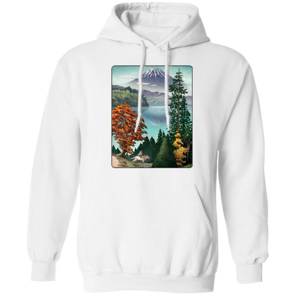 Princess Mononoke-ashitaka - Princess Mononoke Landscape Hoodie-Apparel, Hoodie, princess mononoke, Princess Mononoke Ashitaka