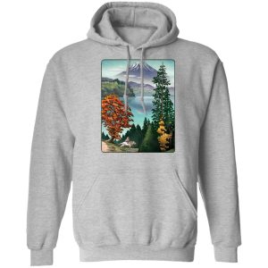 Princess Mononoke-ashitaka - Princess Mononoke Landscape Hoodie-Apparel, Hoodie, princess mononoke, Princess Mononoke Ashitaka