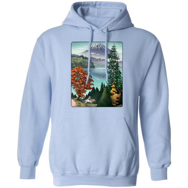 Princess Mononoke-ashitaka - Princess Mononoke Landscape Hoodie-Apparel, Hoodie, princess mononoke, Princess Mononoke Ashitaka