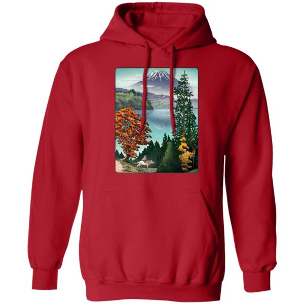 Princess Mononoke-ashitaka - Princess Mononoke Landscape Hoodie-Apparel, Hoodie, princess mononoke, Princess Mononoke Ashitaka