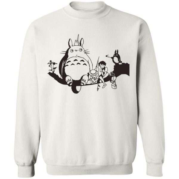 Totoro Catbus - My Neighbor Totoro – Fishing Retro Sweatshirt-Apparel, My Neighbor Totoro, Sweatshirt, Totoro Catbus