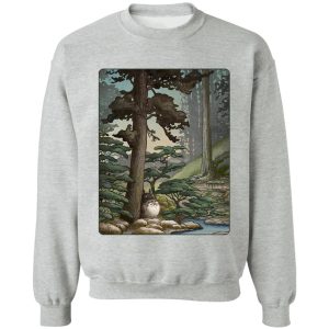 Mei Totoro - Totoro in the Landscape Sweatshirt-Apparel, Mei Totoro, My Neighbor Totoro, Sweatshirt