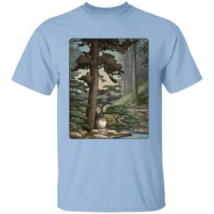 Japanese Totoro Plush - Totoro in the Landscape T Shirt-Apparel, Japanese Totoro Plush, My Neighbor Totoro, Tshirt