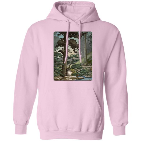 Totoro Catbus - Totoro in the Landscape Hoodie-Apparel, Hoodie, My Neighbor Totoro, Totoro Catbus