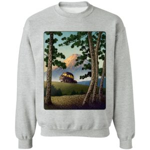 Totoro Film - My Neighbor Totoro – Catbus Landscape Sweatshirt-Apparel, My Neighbor Totoro, Sweatshirt, Totoro Film