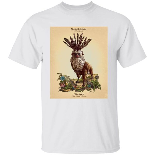 Princess Mononoke - Shishigami Day Time Detailed T Shirt-Apparel, princess mononoke, Tshirt