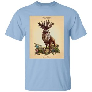 Princess Mononoke - Shishigami Day Time Detailed T Shirt-Apparel, princess mononoke, Tshirt