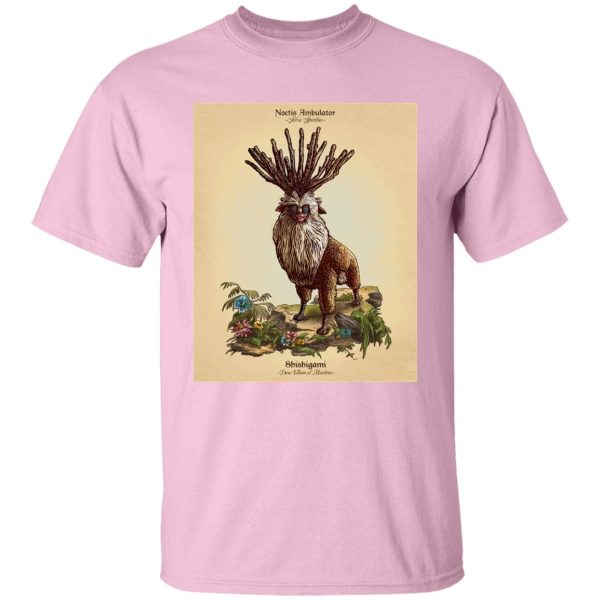 Princess Mononoke - Shishigami Day Time Detailed T Shirt-Apparel, princess mononoke, Tshirt