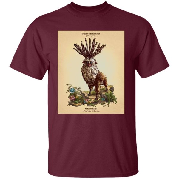 Princess Mononoke - Shishigami Day Time Detailed T Shirt-Apparel, princess mononoke, Tshirt