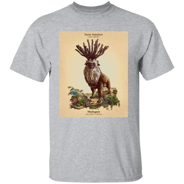 Princess Mononoke - Shishigami Day Time Detailed T Shirt-Apparel, princess mononoke, Tshirt