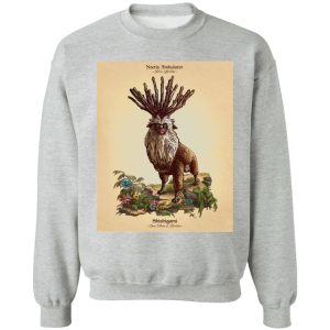 Yakul Princess Mononoke - Princess Mononoke – Shishigami Day Time Detailed Sweatshirt-Apparel, princess mononoke, Sweatshirt, Yakul Princess Mononoke