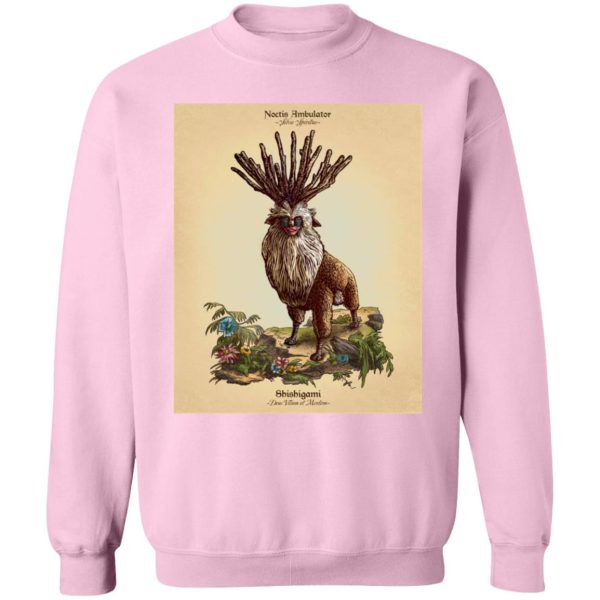 Yakul Princess Mononoke - Princess Mononoke – Shishigami Day Time Detailed Sweatshirt-Apparel, princess mononoke, Sweatshirt, Yakul Princess Mononoke