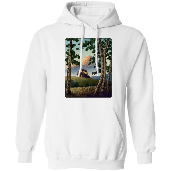 My Neighbor Totoro Poster - My Neighbor Totoro – Catbus Landscape Hoodie-Apparel, Hoodie, My Neighbor Totoro, My Neighbor Totoro Poster