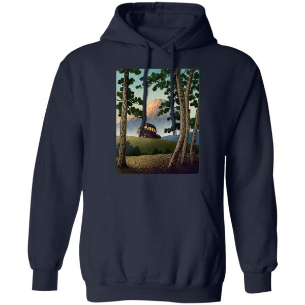 My Neighbor Totoro Poster - My Neighbor Totoro – Catbus Landscape Hoodie-Apparel, Hoodie, My Neighbor Totoro, My Neighbor Totoro Poster