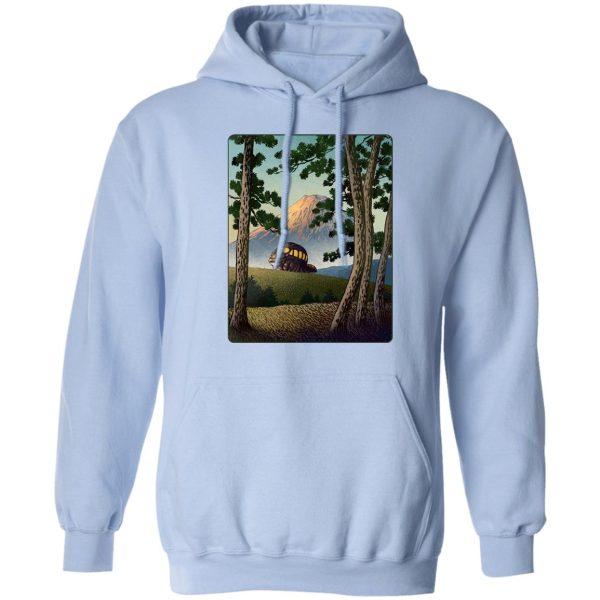 My Neighbor Totoro Poster - My Neighbor Totoro – Catbus Landscape Hoodie-Apparel, Hoodie, My Neighbor Totoro, My Neighbor Totoro Poster