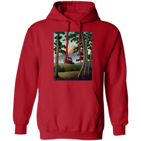 My Neighbor Totoro Poster - My Neighbor Totoro – Catbus Landscape Hoodie-Apparel, Hoodie, My Neighbor Totoro, My Neighbor Totoro Poster