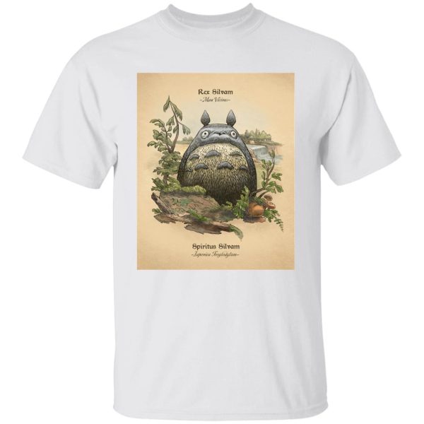 Totoro Mochi Donut - Totoro in the Forest Classic T Shirt-Apparel, My Neighbor Totoro, Totoro Mochi Donut, Tshirt