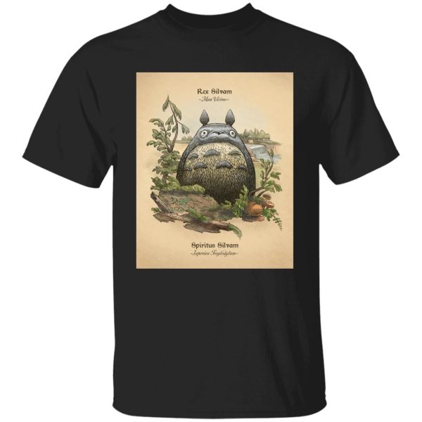 Totoro Mochi Donut - Totoro in the Forest Classic T Shirt-Apparel, My Neighbor Totoro, Totoro Mochi Donut, Tshirt