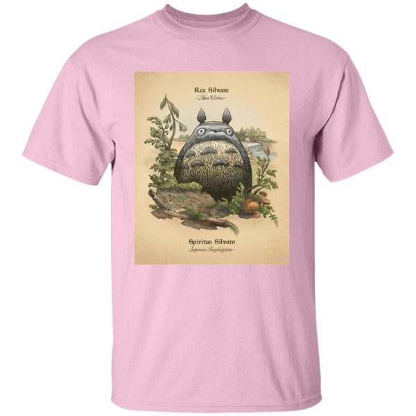 Totoro Mochi Donut - Totoro in the Forest Classic T Shirt-Apparel, My Neighbor Totoro, Totoro Mochi Donut, Tshirt