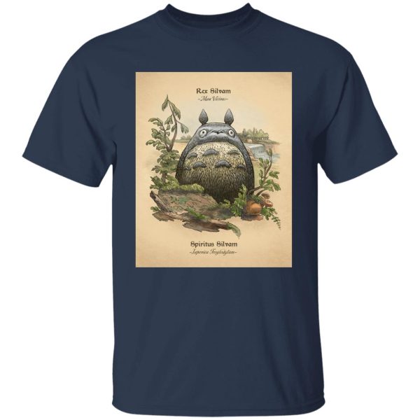 Totoro Mochi Donut - Totoro in the Forest Classic T Shirt-Apparel, My Neighbor Totoro, Totoro Mochi Donut, Tshirt