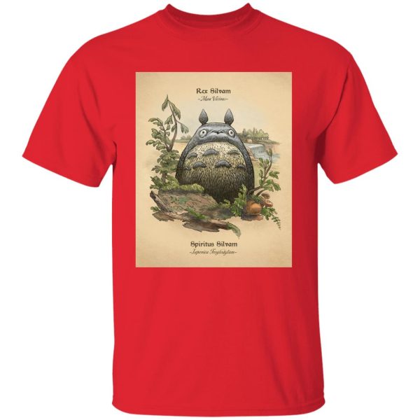 Totoro Mochi Donut - Totoro in the Forest Classic T Shirt-Apparel, My Neighbor Totoro, Totoro Mochi Donut, Tshirt