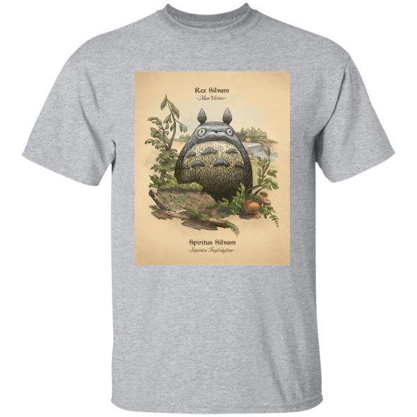 Totoro Mochi Donut - Totoro in the Forest Classic T Shirt-Apparel, My Neighbor Totoro, Totoro Mochi Donut, Tshirt