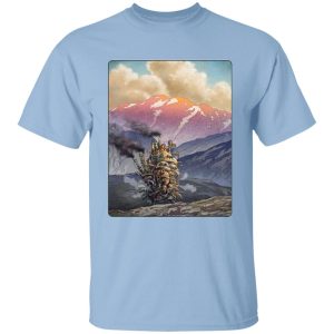 Watch Howl's Moving Castle - Howl’s Moving Castle Landscape T Shirt-Apparel, Howl's Moving Castle, Tshirt, Watch Howl's Moving Castle