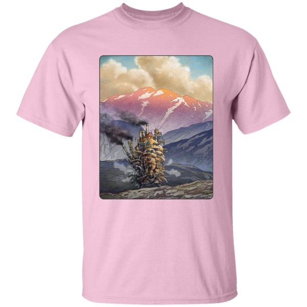 Watch Howl's Moving Castle - Howl’s Moving Castle Landscape T Shirt-Apparel, Howl's Moving Castle, Tshirt, Watch Howl's Moving Castle