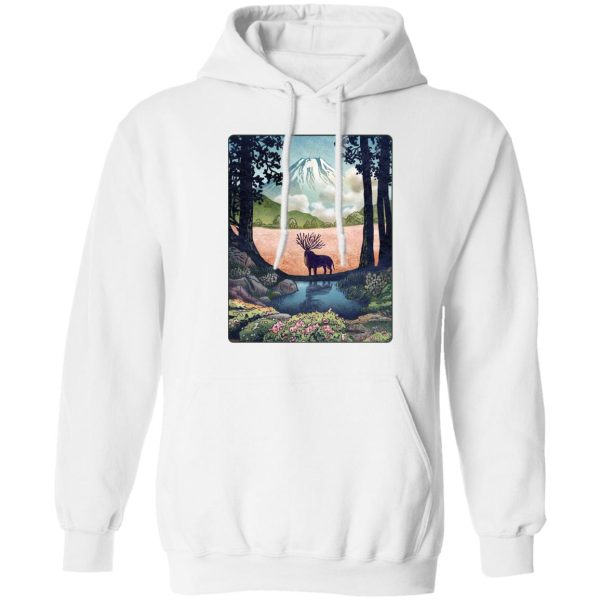 Princess Mononoke Cast - Princess Mononoke – Shishigami Day Time Landscape Hoodie-Apparel, Hoodie, princess mononoke, Princess Mononoke Cast