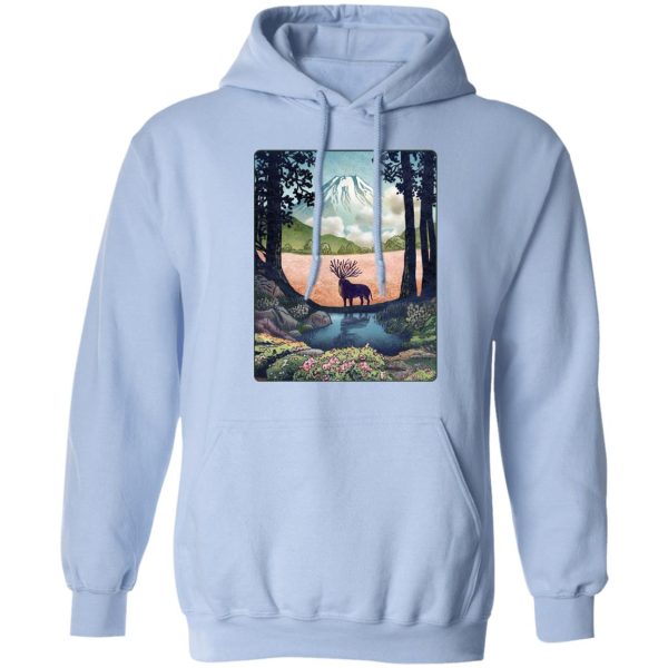 Princess Mononoke Cast - Princess Mononoke – Shishigami Day Time Landscape Hoodie-Apparel, Hoodie, princess mononoke, Princess Mononoke Cast