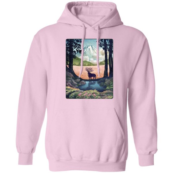 Princess Mononoke Cast - Princess Mononoke – Shishigami Day Time Landscape Hoodie-Apparel, Hoodie, princess mononoke, Princess Mononoke Cast