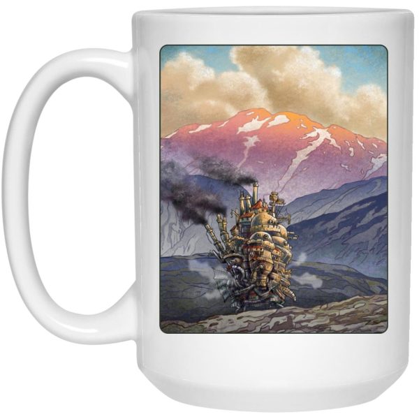 Howl's Moving Castle Characters - Howl’s Moving Castle Landscape Mug-House Decor, Howl's Moving Castle, Howl's Moving Castle Characters, Mug