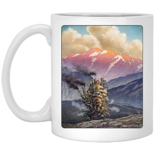 Howl's Moving Castle Characters - Howl’s Moving Castle Landscape Mug-House Decor, Howl's Moving Castle, Howl's Moving Castle Characters, Mug