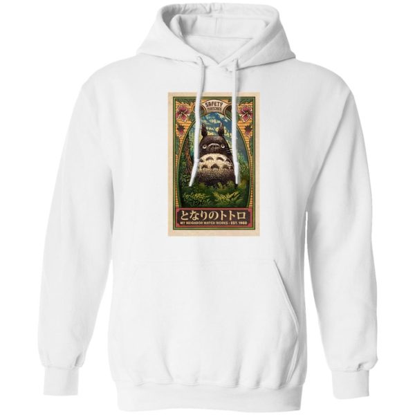 Totoro Wallpaper - My Neighbor Totoro Safety Matches 1988 Hoodie-Apparel, Hoodie, My Neighbor Totoro, Totoro Wallpaper