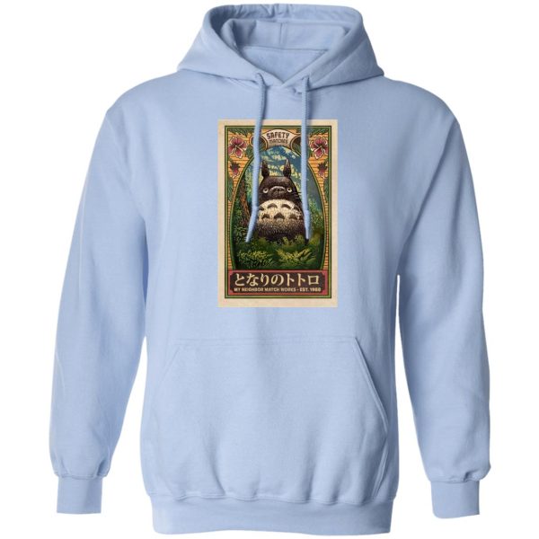 Totoro Wallpaper - My Neighbor Totoro Safety Matches 1988 Hoodie-Apparel, Hoodie, My Neighbor Totoro, Totoro Wallpaper