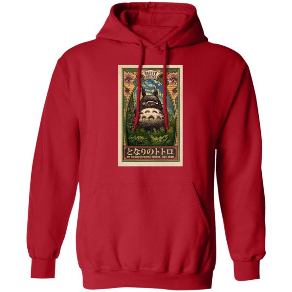 Totoro Wallpaper - My Neighbor Totoro Safety Matches 1988 Hoodie-Apparel, Hoodie, My Neighbor Totoro, Totoro Wallpaper