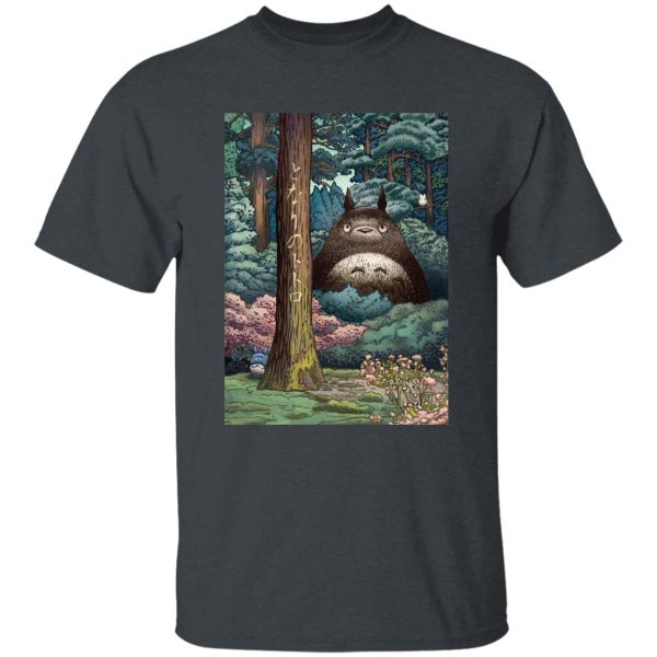 Totoro Umbrella - My Neighbor Totoro Forest Spirit T Shirt-Apparel, My Neighbor Totoro, Totoro Umbrella, Tshirt