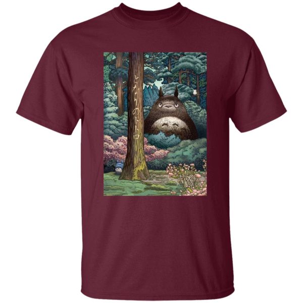 Totoro Umbrella - My Neighbor Totoro Forest Spirit T Shirt-Apparel, My Neighbor Totoro, Totoro Umbrella, Tshirt