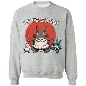 Totoro Stuffed Animal - Totoro Let’s Sumo Sweatshirt-Apparel, My Neighbor Totoro, Sweatshirt, Totoro Stuffed Animal