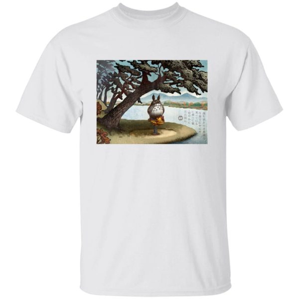 Chibi Totoro - Totoro on the Catbus Spring Ride T Shirt-Apparel, Chibi Totoro, My Neighbor Totoro, Tshirt