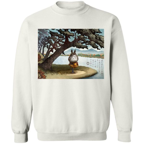 Satsuki My Neighbor Totoro - Totoro on the Catbus Spring Ride Sweatshirt-Apparel, My Neighbor Totoro, Satsuki My Neighbor Totoro, Sweatshirt