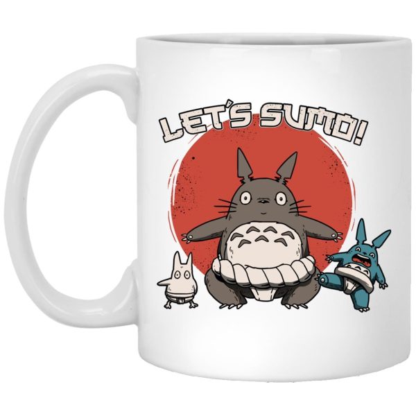 Watch Totoro - Totoro Let’s Sumo Mug-House Decor, Mug, My Neighbor Totoro, Watch Totoro