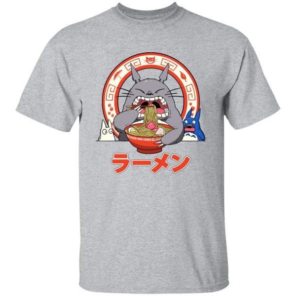 Tom Totoro Concrete - Totoro Ramen T Shirt-Apparel, My Neighbor Totoro, Tom Totoro Concrete, Tshirt